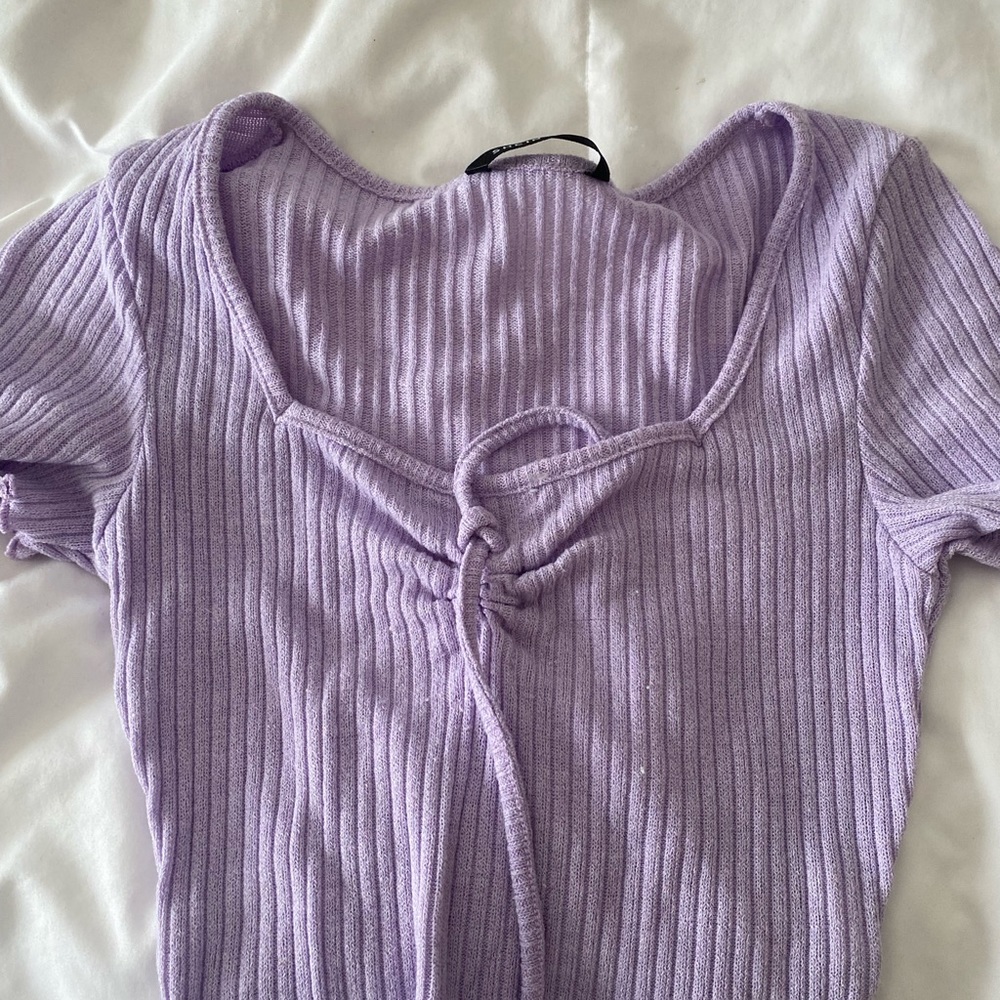 shein purple shirt